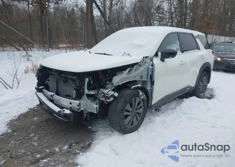 2024 Nissan Pathfinder S 4Wd z USA, uszkodzony, nr VIN 5N1DR3AC7RC282842